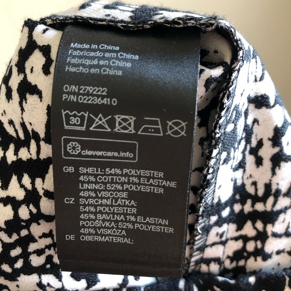 H&M Sheath dress scoop neck keyhole back sleeveles Cut Out C - Picture 6 of 9